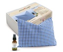Kissenschlacht Deluxe, Karo Kissen mit 20ml Zirbenspray (je 5 Stk.)(solange Vorrat reicht)