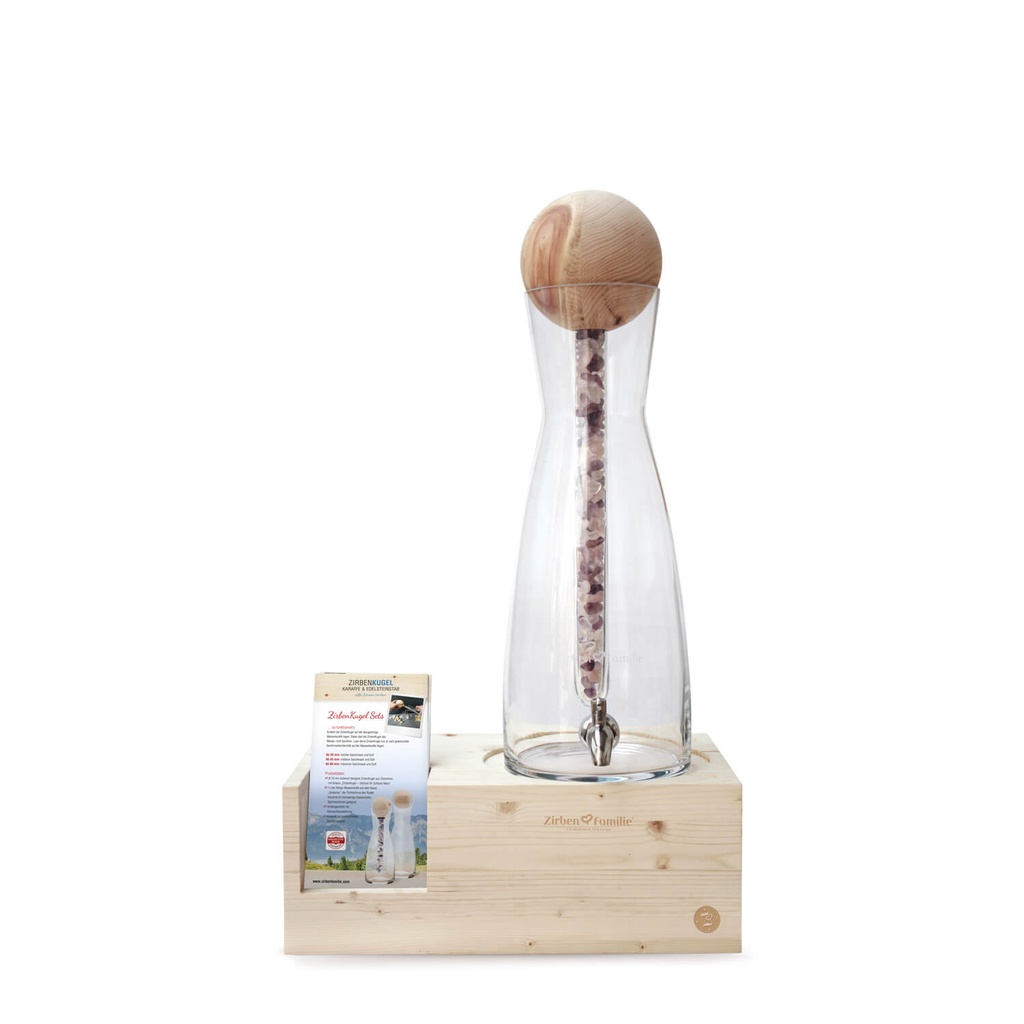 ZirbenKugel Edelsteinstab 5 Liter „Glungezer Riese“ Zirbenfamilie