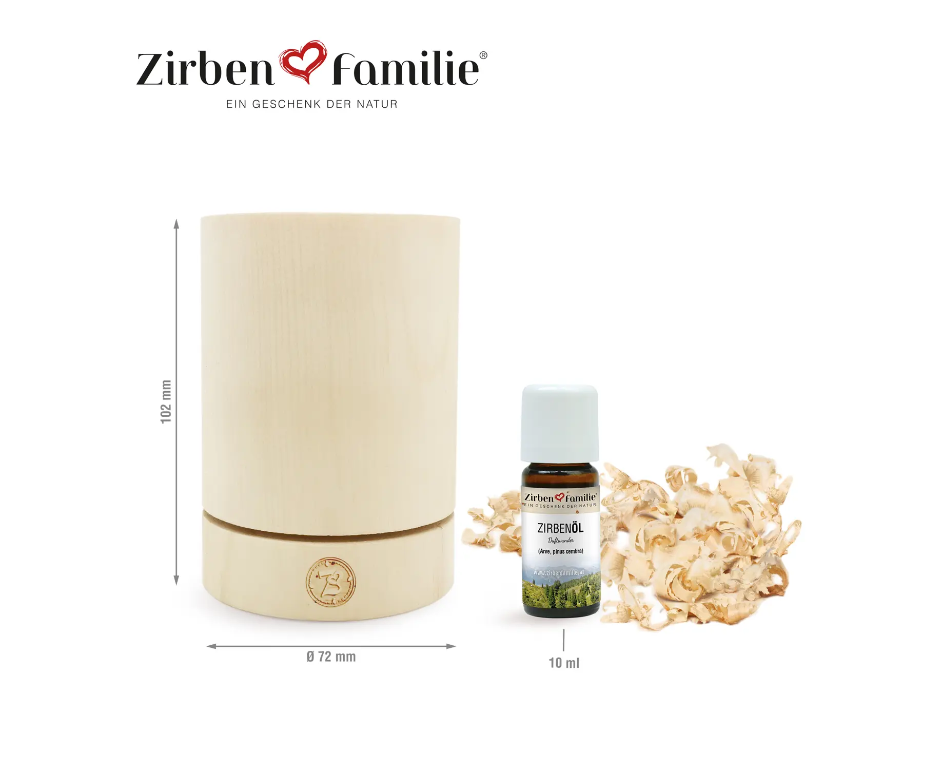 Original ZirbenPumperl Zirbenfamilie