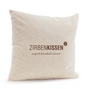 Zirbenkissen 40 x 40cm "einfach himmlisch träumen" Zirbenfamilie