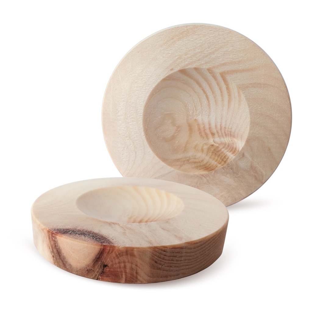 Untersetzer - Ablageteller aus Zirbe (Arve) Zirbenfamilie