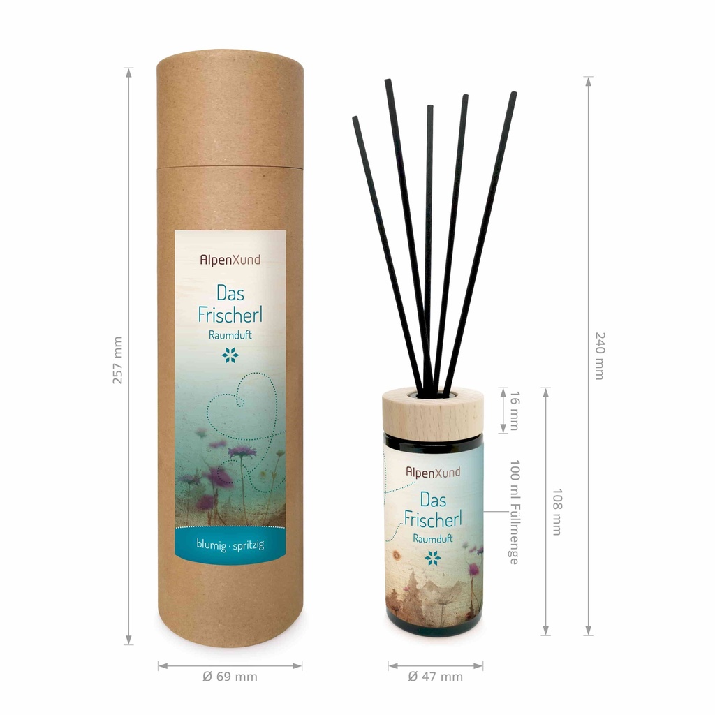 Raumduft Diffuserl 100 ml „Das Frischerl“ AlpenXund