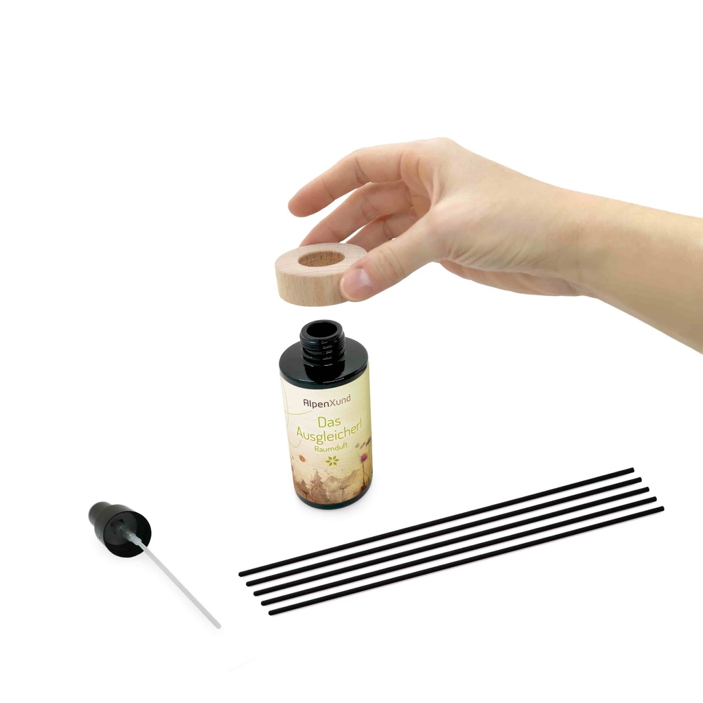 Raumduft Diffuserl 100 ml „Das Ausgleicherl“ AlpenXund