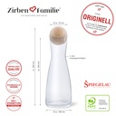Zirbenkugel Wasserkaraffe Set Blume des Lebens Zirbenfamilie
