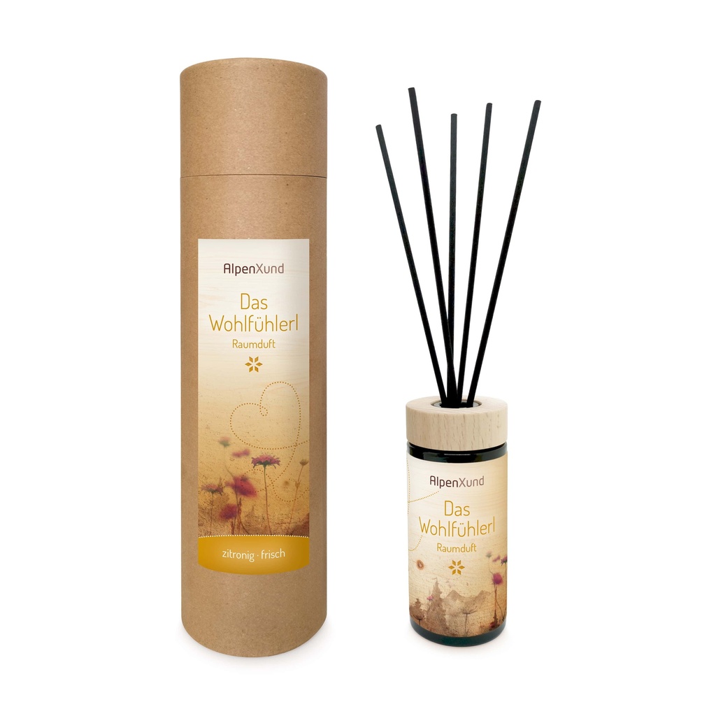 Raumduft-Diffuserl "das Wohlfühlerl" 100ml | AlpenXund
