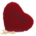 Herz Zirbenkissen 40 x 40cm Rot Zirbenfamilie