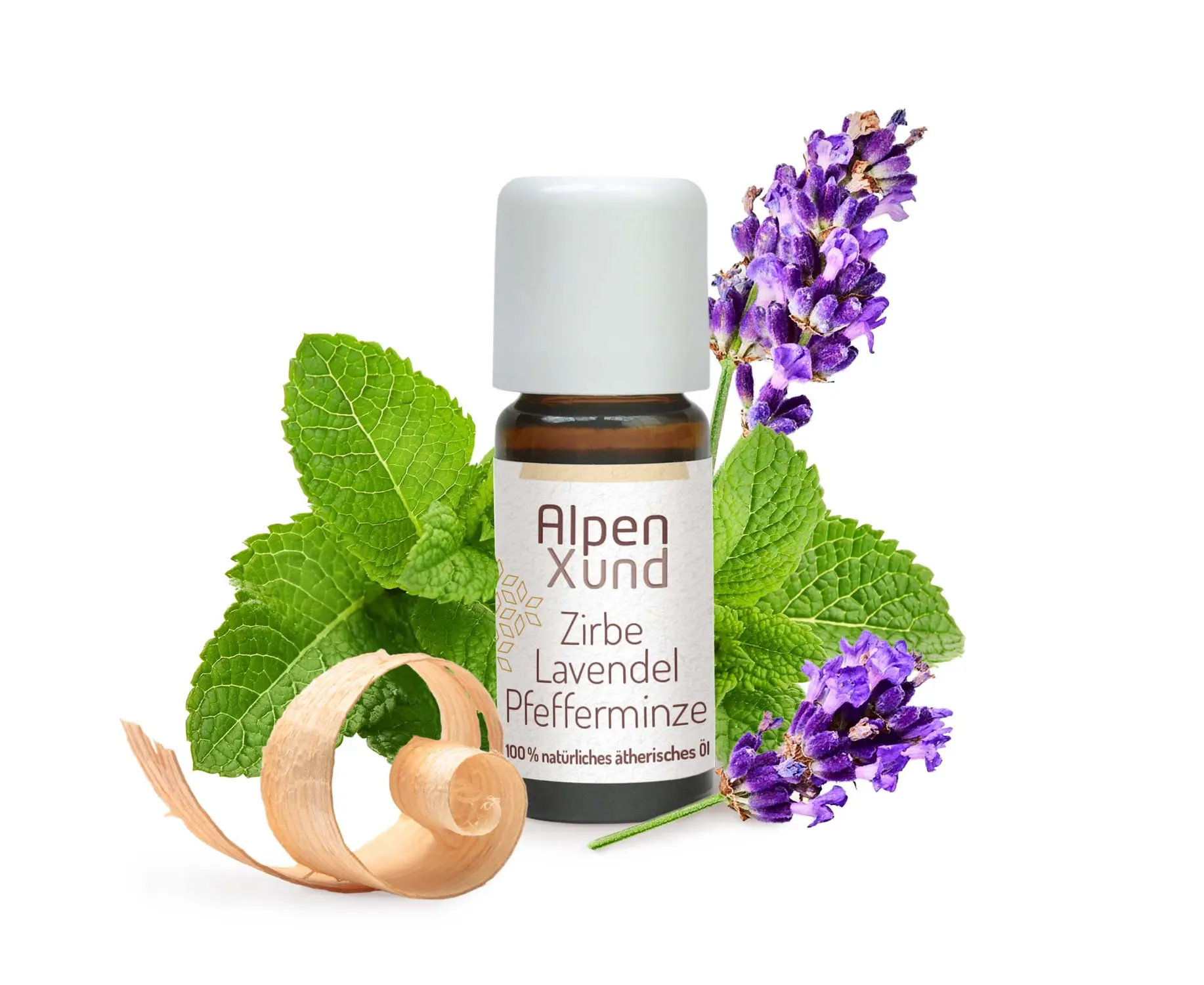 [96001] Duftmischung Zirbe/Lavendel/Pfefferminze Öl 10ml AlpenXund
