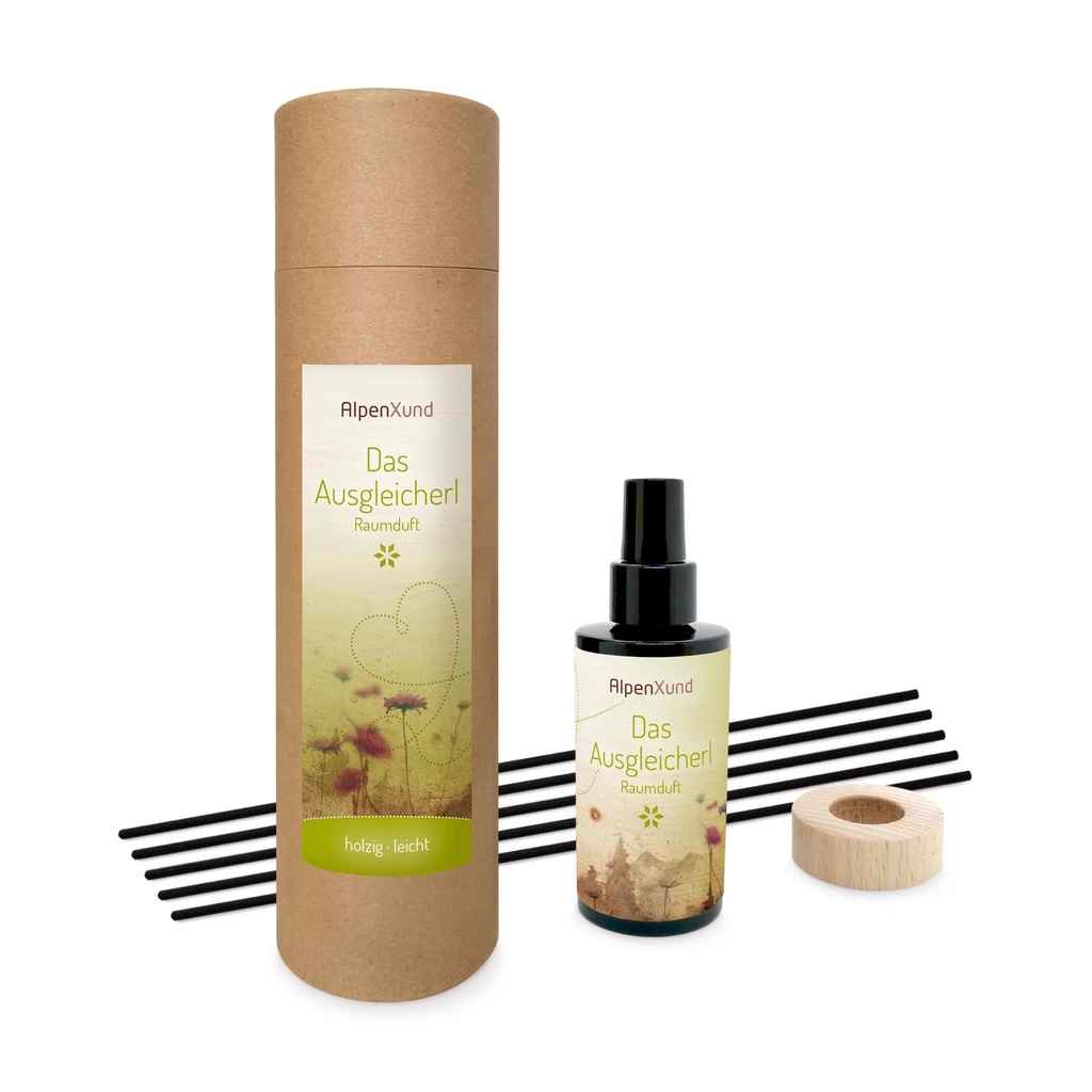 Raumduft Diffuserl 100 ml „Das Ausgleicherl“ AlpenXund