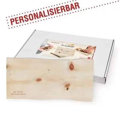 Personalisiert - ZirbenJausnbrettl mit Waldkante