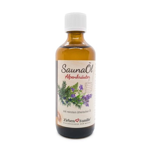 [1604] Saunaöl Alpenkräuter 100ml Zirbenfamilie