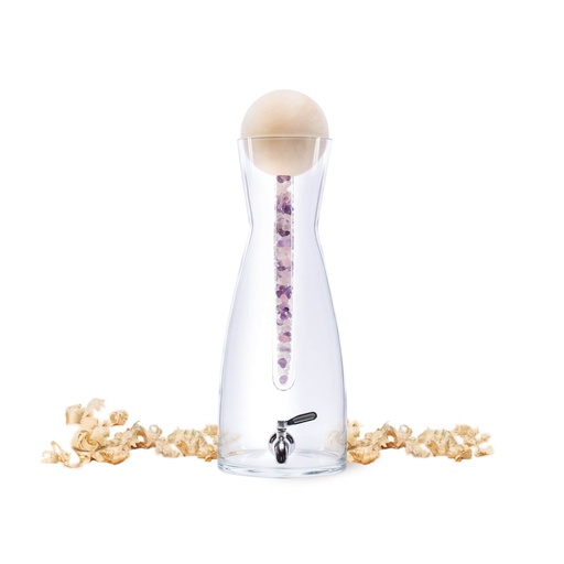 [1051] ZirbenKugel Edelsteinstab 5 Liter „Glungezer Riese“ Zirbenfamilie