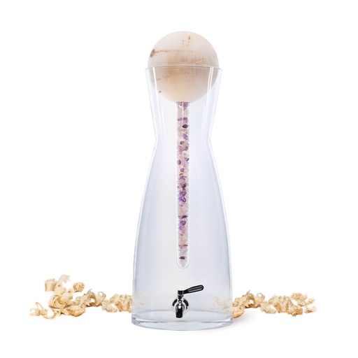 [1052] ZirbenKugel Edelsteinstab 9 Liter „Glungezer Riese“ Zirbenfamilie