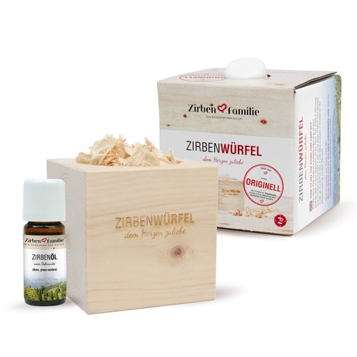 [1001] Zirbenwürfel - das Original der Zirbenfamilie