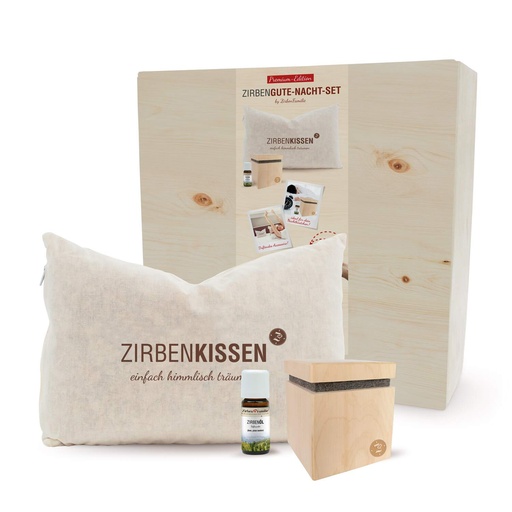 [1035] ZirbenFamilie „Gute Nacht Set“ PREMIUM