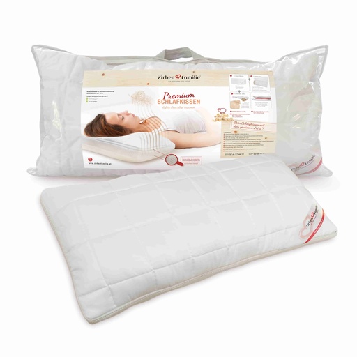 [1292] PREMIUM ZirbenSchlafkissen 40 x 80 cm Zirbenfamilie